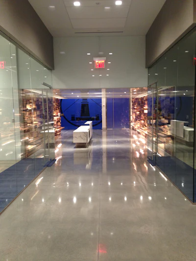 The Alexandria Life Science Center is now home to a beautiful, high-end polished concrete floor. This is a one of a kind building with a floor that will last 100 years.