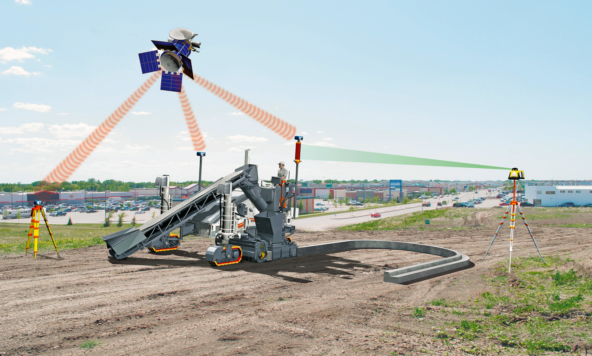 Autopilot is a Wirtgen proprietary system that uses GNSS along with a base station for steering and offers several options for grade control: robotic total station, ultrasonic sensor, laser and GNSS. The instruments needed for this system are typically less expensive up front and for daily use.