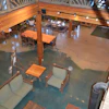 In honor of the 10-year anniversary of the Urban Ecology Center’s first green facility, owners of the facility were looking to create a scale representation of the Lake Michigan shore line in Milwaukee County on their existing concrete floor.