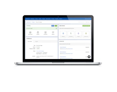 Detailed final reports after work order completion can include text and images.