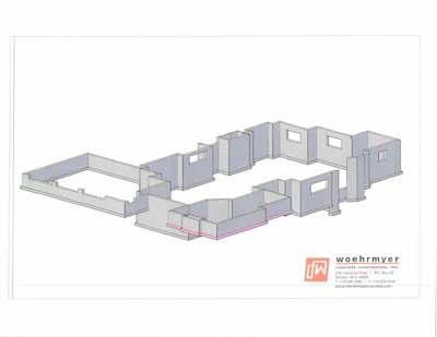The Woehrmyer’s use Oakridge Solutions AutoCAD program to quote jobs and draw 3D visual concepts for not only the crews assigned to the project about also to the customer.