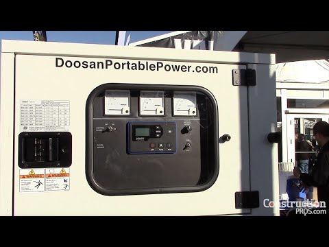 [VIDEO] Doosan Tier 4 G25 Mobile Generator Debutes New Control Panel