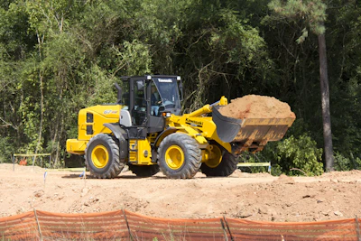 The best measure of a wheel loader’s efficiency is production vs. fuel consumed.