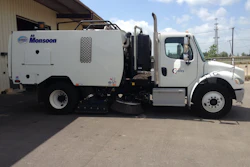 In 2014, the SDOT upgraded their entire fleet with seven Schwarze A9 Monsoon models, which have a 9.6 cu. yd. volumetric (8 cu. yd. usable) capacity and one mechanical broom sweeper. These sweepers are ideal for water sweeping with the higher capacity.