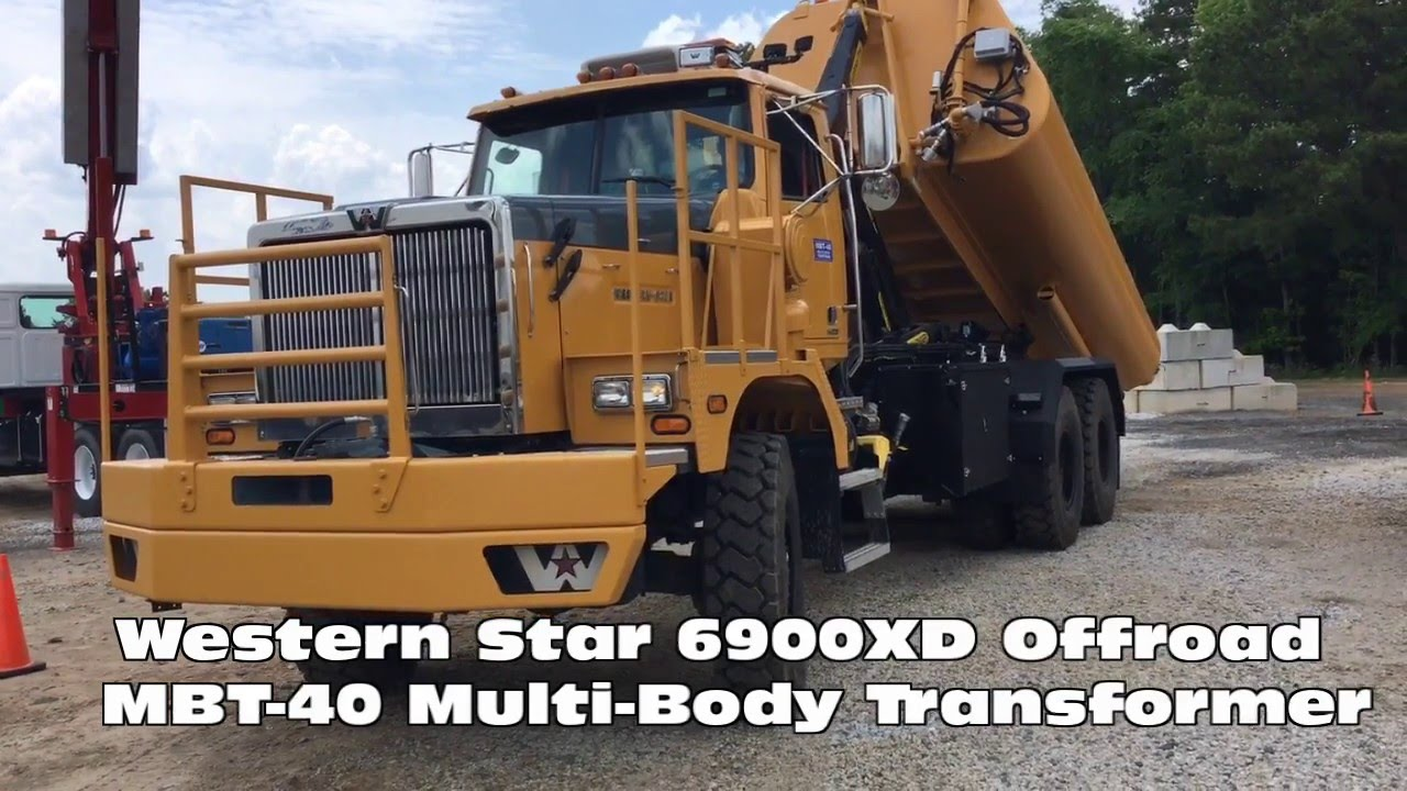 [VIDEO] Western Star Shows a Tanker to Dump Body Change with It's 6900XD MBT40 Offroad Truck