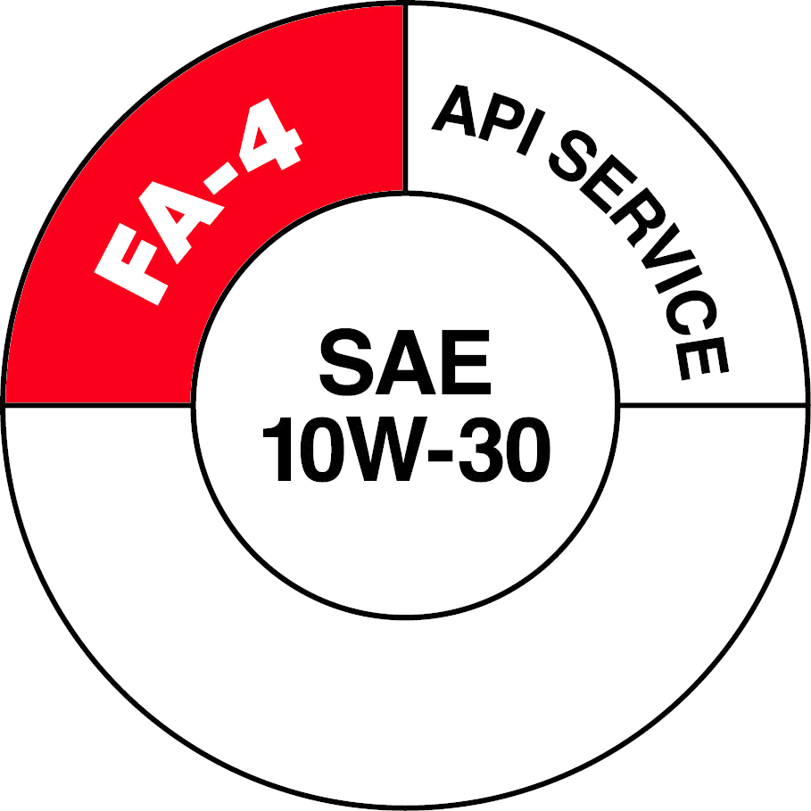 API will introduce a special service symbol donut to help consumers identify FA-4 diesel engine oil. The new donut features a shaded section to differentiate API FA-4 diesel oils from CK-4 oils.