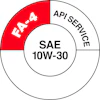 API will introduce a special service symbol donut to help consumers identify FA-4 diesel engine oil. The new donut features a shaded section to differentiate API FA-4 diesel oils from CK-4 oils.