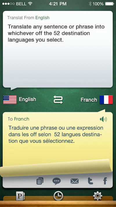 Construction contractors can use the iHandy Translator mobile app for quick translations of simple phrases on the jobsite.