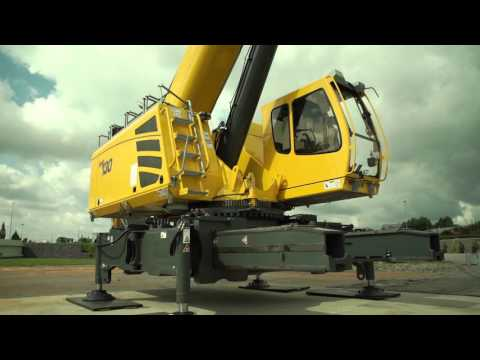 {Video} Grove GHC130 Crawler Crane Assembly