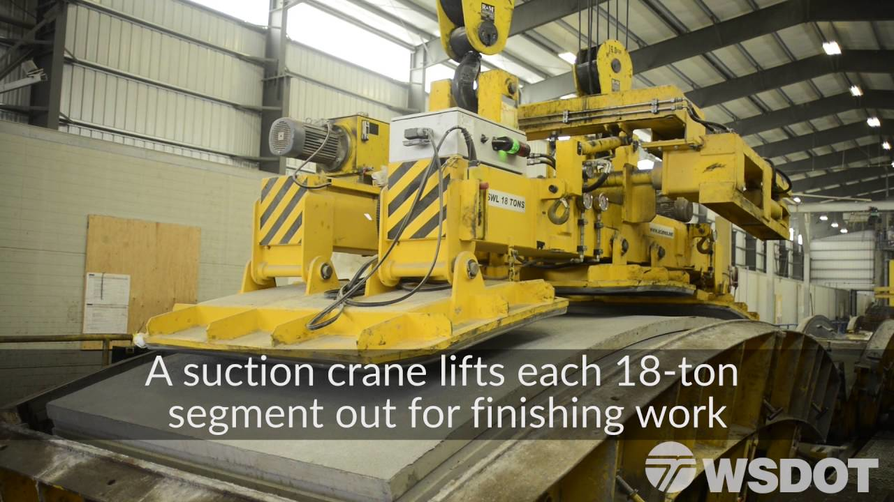 [VIDEO] Watch How 14,260 Concrete Segments were Made for Seattle Tunnel's Outer Wall