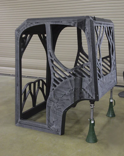 Project AME (Additive Manufactured Excavator) made a giant leap forward with the recent printing of a prototype that leveraged large-scale additive manufacturing technologies and further explores the feasibility of printing with metal alloys.