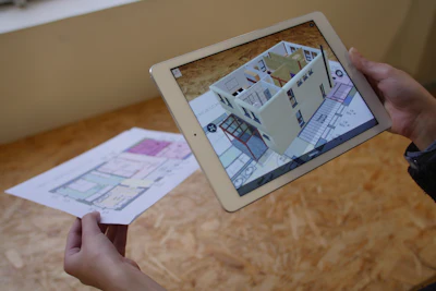 The Augment app lets the user visualize 3D models in the real environment online or offline.