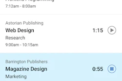 Users can enter timesheet data into the Harvest app and supervisors can view and approve the team’s time.