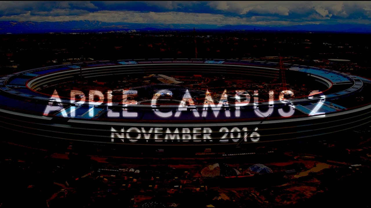 [VIDEO] Drone Footage Shows Progress of Apple Campus 2 Nearing Completion