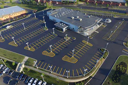 Five days a week the sealcoating crews work on both residential and commercial properties, doing commercial work in the morning and residential work in the afternoon. The other two days Magic Seal does only residential sealcoating.