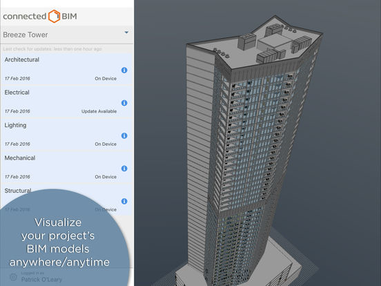 On-the-Go Visualization - view a single model or federate multiple models for a complete pictures.