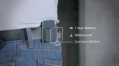spot-r’s lightweight wearable sensor alerts safety personnel to slip, trip and fall incidents in real time so workers can receive aid faster, and logs key data for insurers on when and where incidents occur.