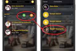 Transfer tools to other employees while in the field and record it on ShareMyToolbox.