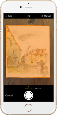 Genius Scan will auto correct and fix perspective distortion so photos and documents being scanned do not need to be perfectly flat.