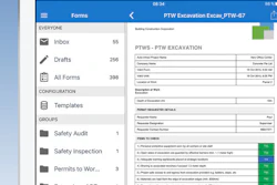The Novade mobile app includes the ability to manage inspections, checklists, safety procedures, asset management, and handover.