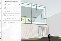 SketchUp Viewer features many navigation features.