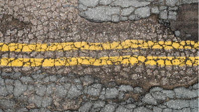Crumbling Asphalt