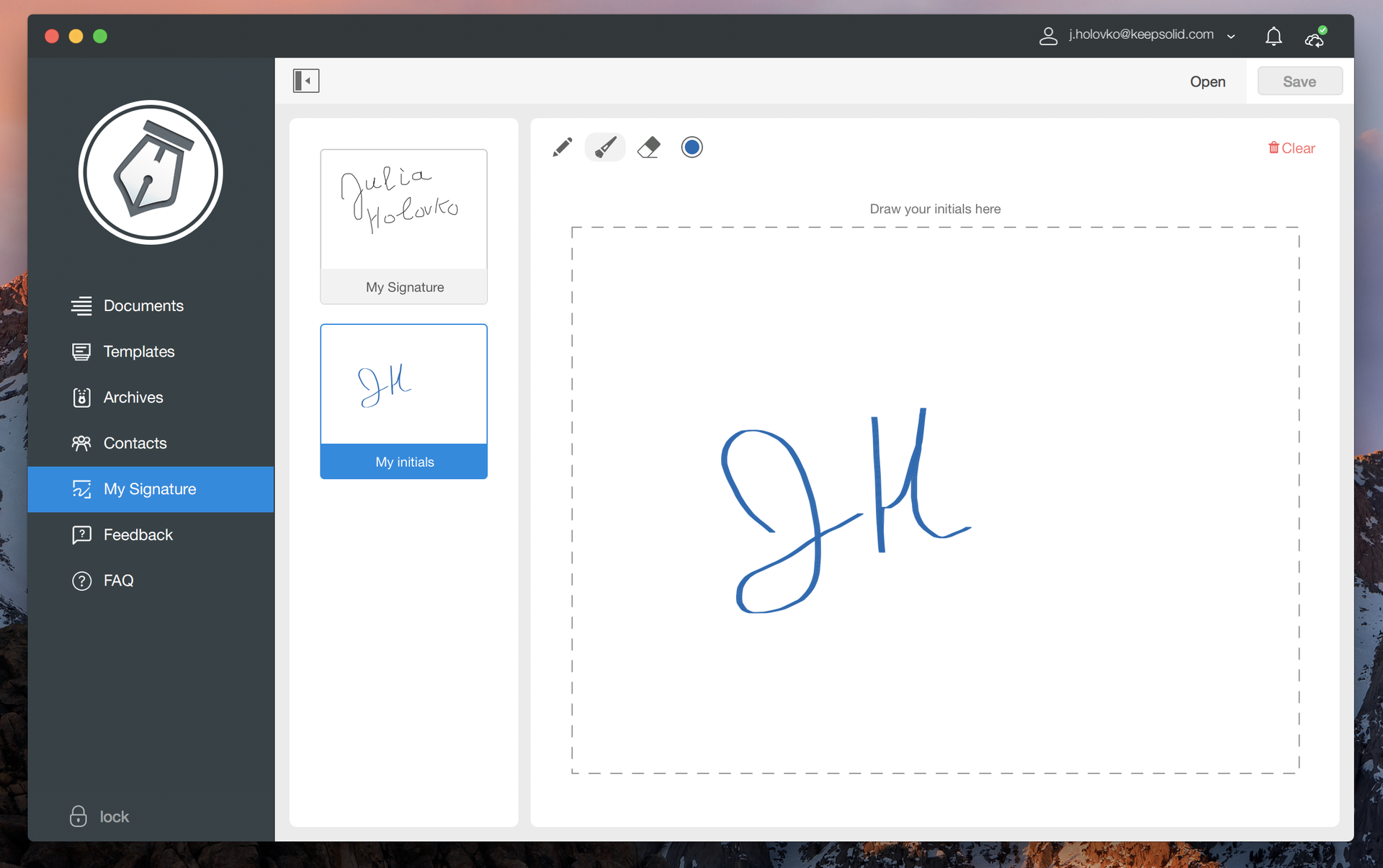 Sign, collect and send signed documents with KeepSolid Sign mobile app.