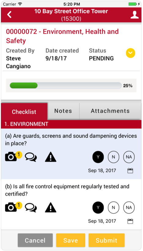 Create, review, edit and share actionable project data with team members from any location with CMiC Mobile Field app.