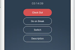Clock in/out or create manual time entries.