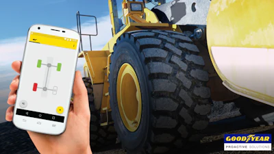 Goodyear TPMS Heavy Duty notifies users of problems with tires by delivering simple graphics quickly, before tire performance or life is lost.