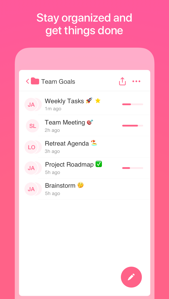 Taskade Organize