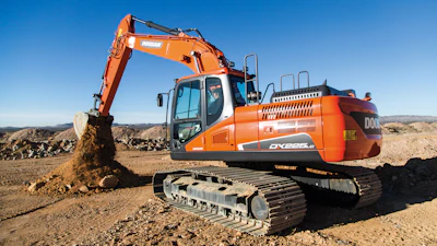 Doosan DX225LC-5 crawler excavator