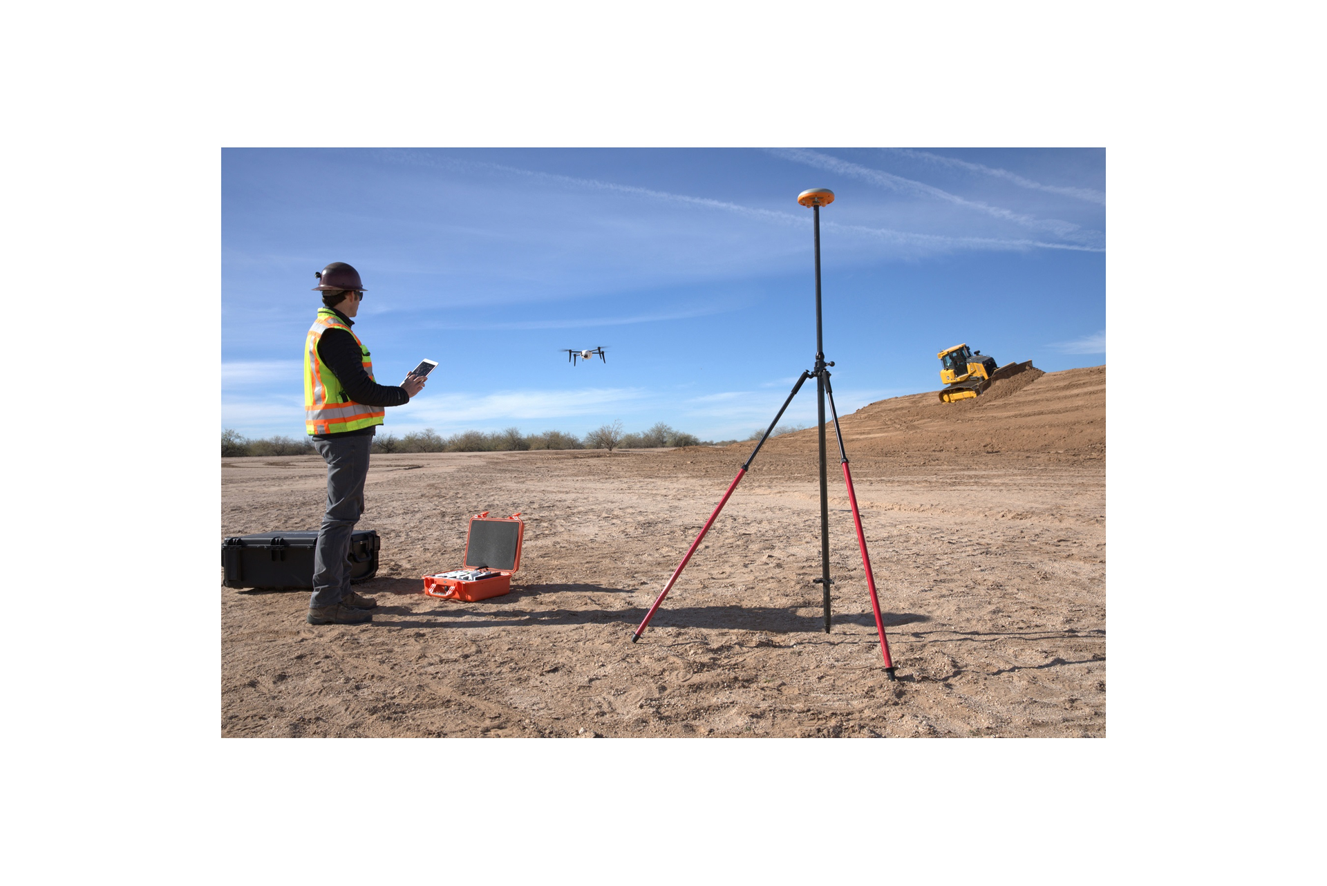 Flying a commercial drone capable of gathering data of survey-level accuracy has been automated to the point that flights can be launched and controlled from a smart phone. But some contractors may want data-analysis support from a drone service provider.