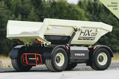 Prototype HX2 autonomous, battery-electric load carrier