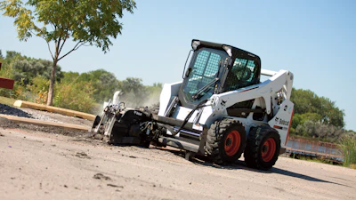 You may want to change hydraulic oil more frequently if you are using a loader for heavy-duty applications, and specifically if it is used with high-flow attachments where you are running the attachment frequently over relief and at hotter temperatures.