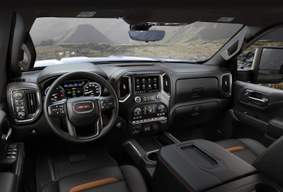 2020 GMC Sierra HD AT4 interior