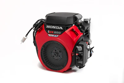 Honda V Twin I Gx800 Red Left View