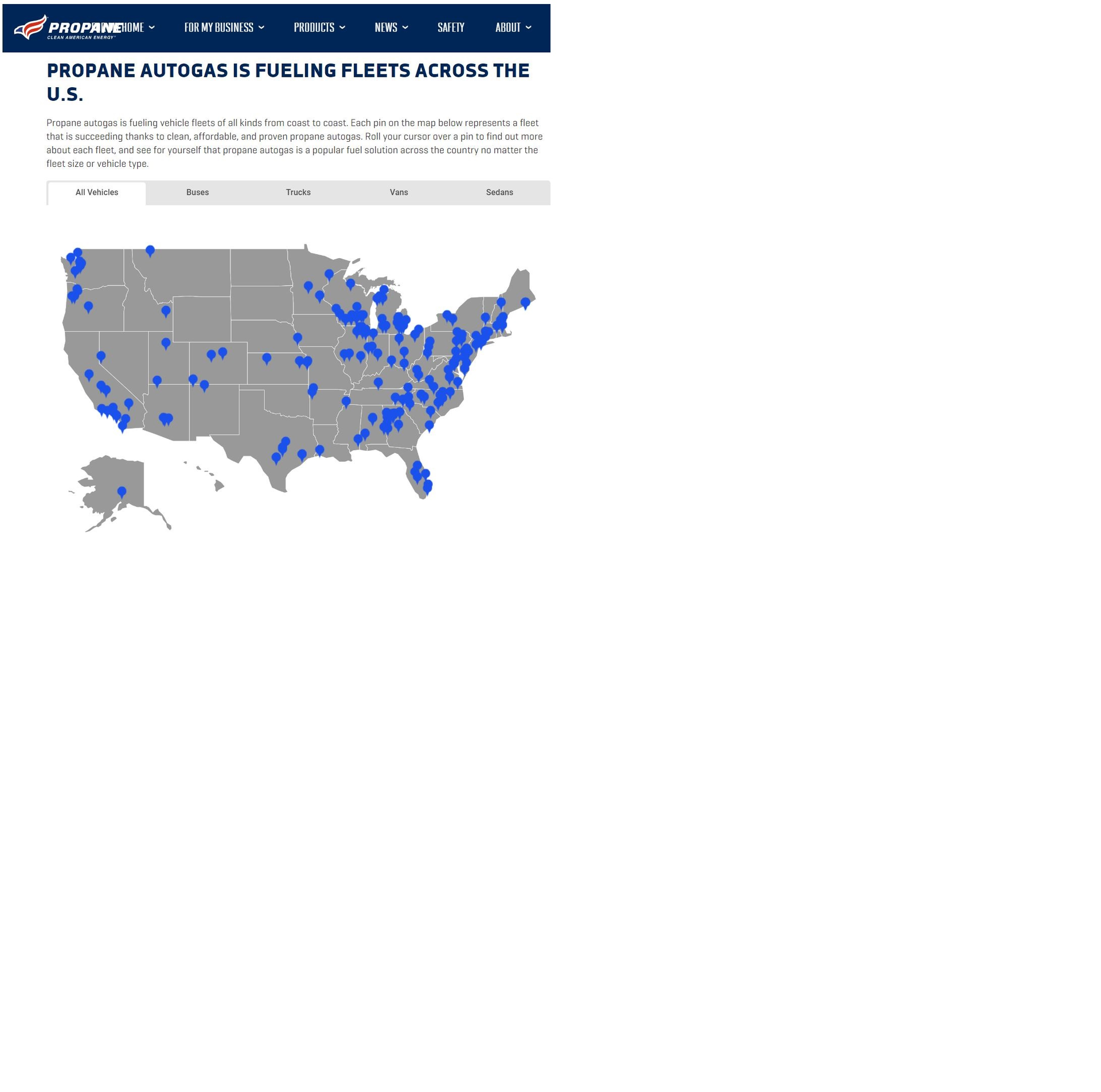 Propane Autogas Map1