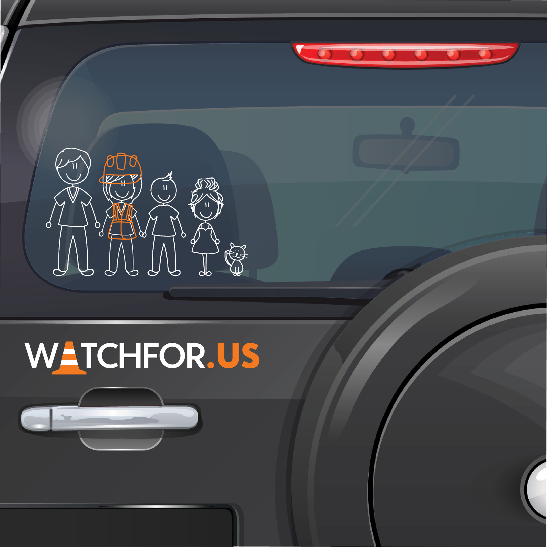 Watch For Us Wzs19 Stick Family Mom 2 Kids Ig