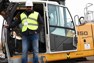 Travis Willison, vice president of GFL Infrastructure Group’s demolition division.