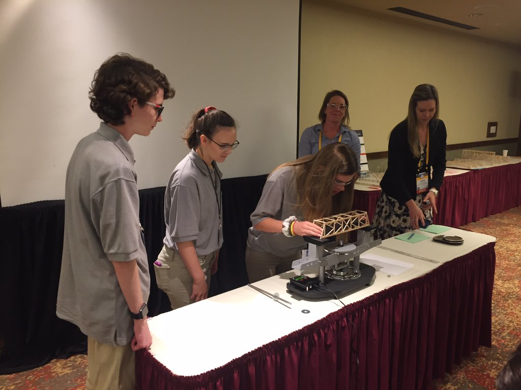 Students compete in AASHTO Bridge Challenge Finals as a part of their STEM education