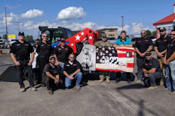 Leppo Rents is donating a portion of rental revenue from its wrapped tack loader to support Mission 22.