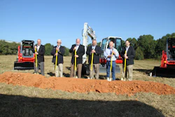 A groundbreaking ceremony was held on Oct. 11 for the new training facility in Pendergrass, GA, set to open in spring 2020
