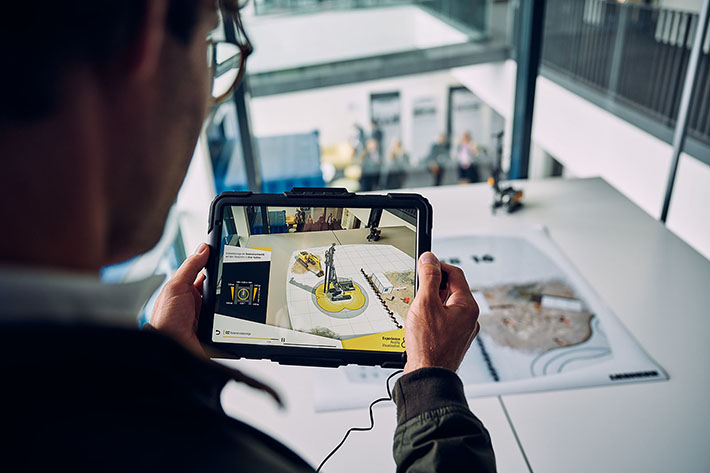 Liebherr allows workers to understand equipment through the screen with new AR app