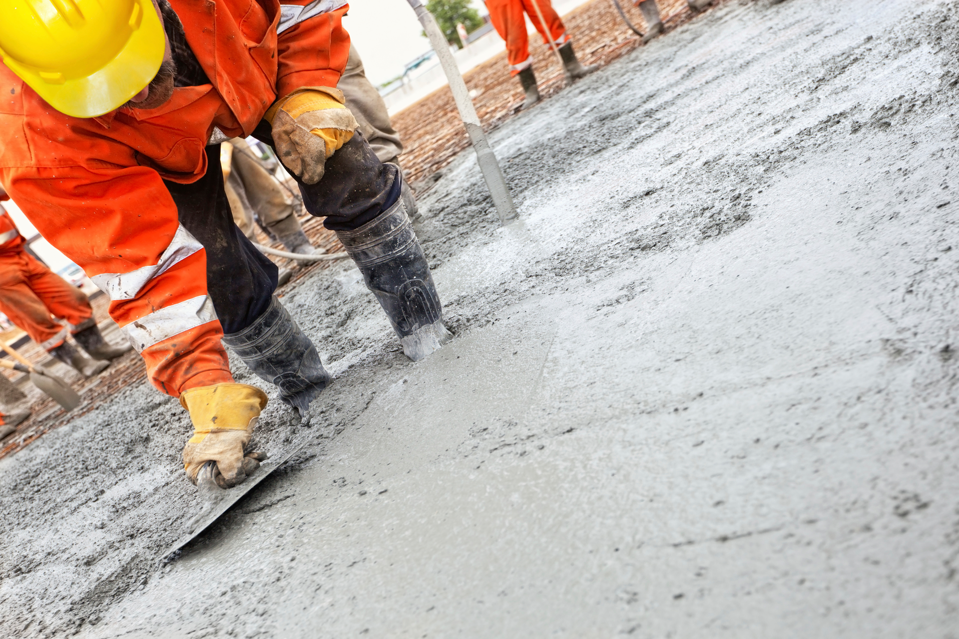 The average salary for a concrete finisher in the United States is $30,000 to $70,000.