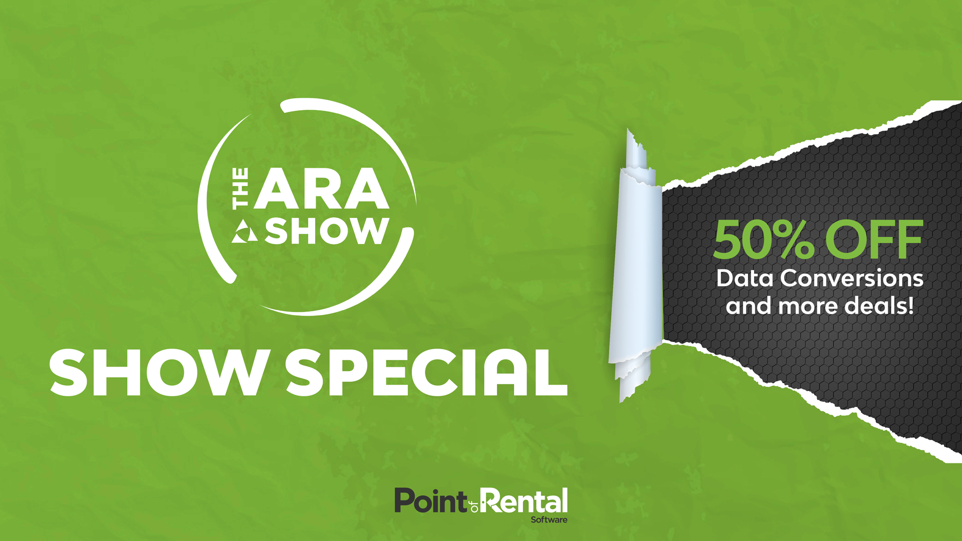 Point Of Rental Ara Show Specials