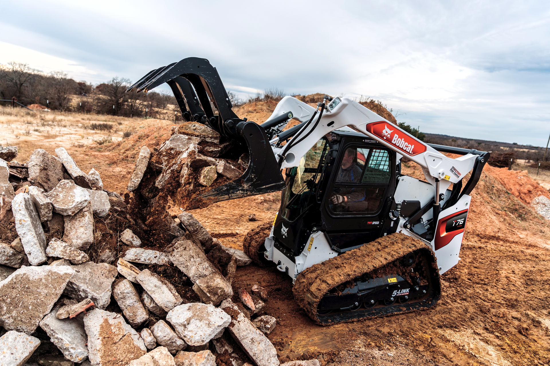 Bobcat T76 compact track loader