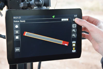 Cat Command features an intuitive interface with only three simple inputs needed after compaction area is defined.