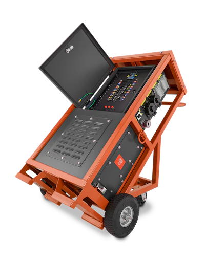 Trystar15k Va Portable Dolly Cart Transformer