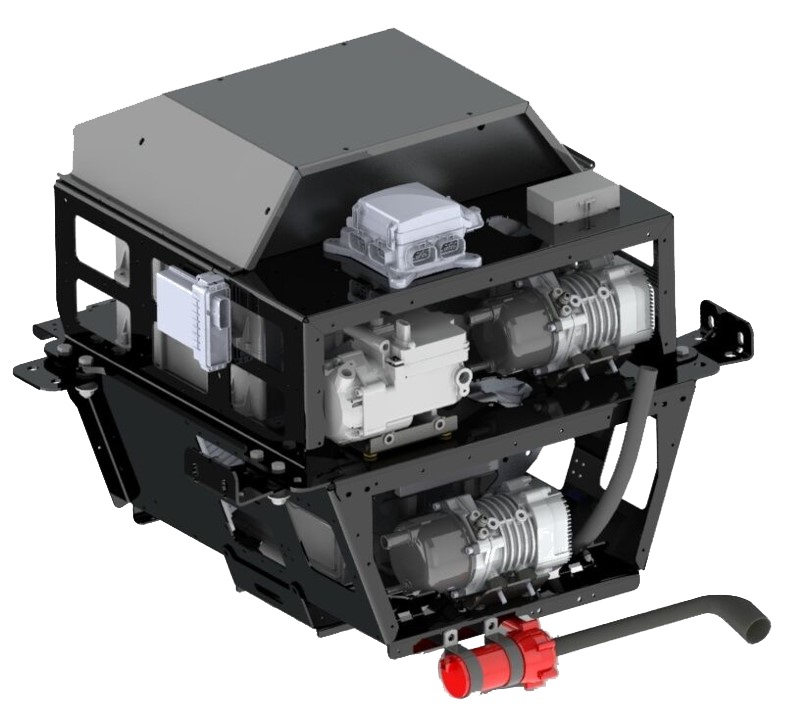 Dana - e-Powertrain and Electronics Cradle for Vocational Construction Vehicles